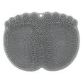 thumbnail image 1 of Silicone Shower Foot Scrubber Mat with Suction Cups, Exfoliating Bath Wash Pad for Feet and Back Cleaning, Non- Wall Mounted Foot Cleaner for Men and Women, Bathtub Shower Mat, 1 of 5