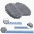 thumbnail image 1 of Silicone Shower Foot Scrubber Mat with Wall-Mounted Suction Cups, Bathroom Bathing Accessories natural sponge, Back & Feet Cleaning Pad, 1 of 5