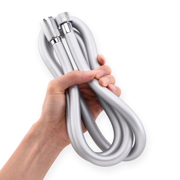 JASYA 4ft Silicone Bidet Hose Replacement 48 in Chorme,1 Pcs