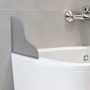 Silicone Shower Splash Guard Bathtub Water Barrier Adhesive Corner Seal for Bathroom Kitchen Sink and Tub Edge Protection