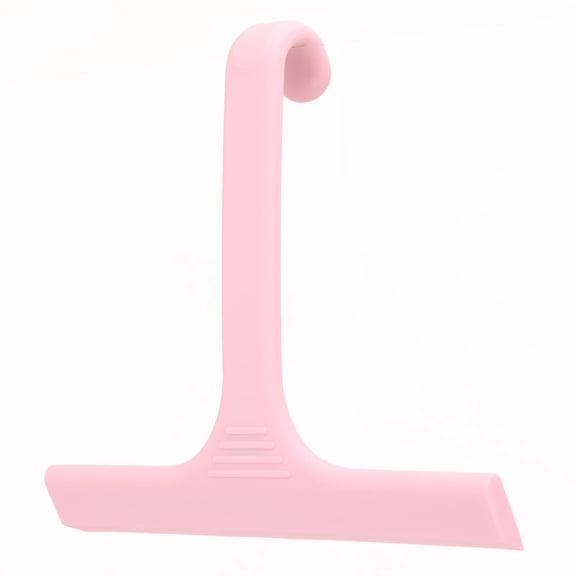 Silicone Shower Squeegee - All-in-One Design with Built-in Hook, 10 Inch Streak-Free Bathroom and car Cleaner for Glass Doors, Mirrors, Windows