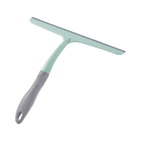 Silicone Shower Squeegee for Glass Doors & Windows, Ergonomic Non-Slip Handle Bath Mirror Wiper, Multi-Use TPR Blade for Tile Car Countertop, Hanging Hook