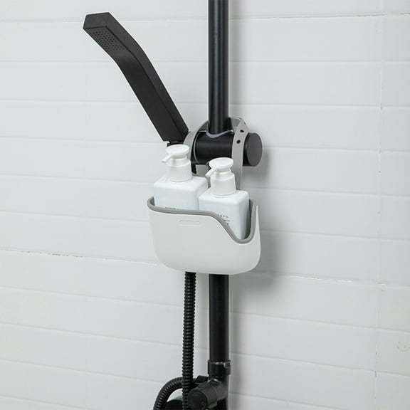 Silicone Sink Caddy Sponge Holder, Faucet Hanging Bag, Double Basket, Adjustable Strap, With Draining Holes, For Kitchen, Holds Sponges, Soap, Brushes, Cleaning Tools