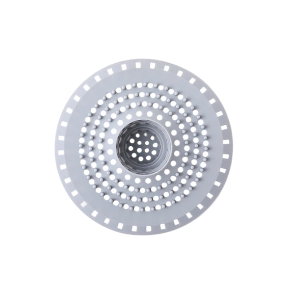 Silicone Sink Drain Hair Catcher, Bathtub and Shower Floor Drain Cover, Anti-Clogging Filter, Easy Clean Bathroom Accessories