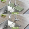 thumbnail image 1 of Silicone Sink Drainage Mat with 6° Slope | Non-Slip Faucet Drip Guard | Multi-Functional Kitchen & Bathroom Counter Protector | Easy Clean Food Grade Placemat, 1 of 8