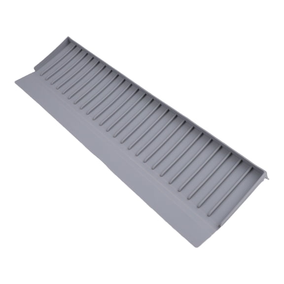 Silicone Sink Edge Protector for Splash Guard and Draining Mat Use in Kitchen or Bathroom Countertops (gray)