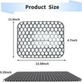 thumbnail image 1 of Silicone Sink Mat*1 Clearance! Silicone Sink Mat Sink Protector Bar Heat Insulation Pad Silicone Kitchen Sink Cushion Anti Collision and Non Slip Mat Multi Functional Kitchen Accessory, 1 of 9