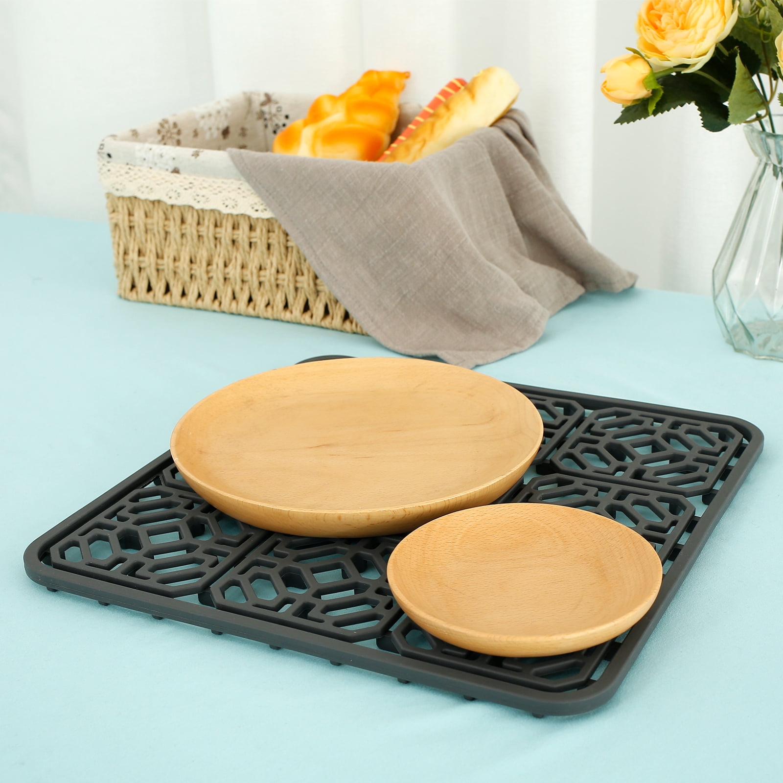 Silicone Sink Protector HeatResistant Sink Liner Mat NonSlip Cuttable