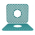thumbnail image 1 of Silicone Sink Protectors for Kitchen Sink Silicone Kitchen Sink Protector Mat Folding Heat Non Slip Kitchen Sink Mats Grid Accessory Grey For Bottom Of Farmhouse Stainless Steel Porcelain Sink, 1 of 8
