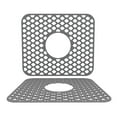 thumbnail image 1 of Silicone Sink Protectors for Kitchen Sink Silicone Kitchen Sink Protector Mat Folding Heat Non Slip Kitchen Sink Mats Grid Accessory Grey For Bottom Of Farmhouse Stainless Steel Porcelain Sink, 1 of 8