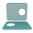 thumbnail image 1 of Silicone Sink Protectors for Kitchen Sink Silicone Kitchen Sink Protector Mat Folding Heat Non Slip Kitchen Sink Mats Grid Accessory Grey For Bottom Of Farmhouse Stainless Steel Porcelain Sink, 1 of 9