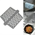thumbnail image 1 of Silicone Sink Saddle, Sink Divider Protector With Strong Suction Cups Kitchen Sink Mats For Double Sink Drainage, 12.7x10.7inch, 1 of 9