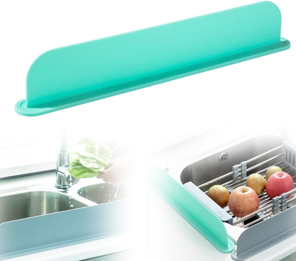 Silicone Sink Splash Guard, 2025 New Silicone Sink Water Retaining ...
