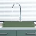 thumbnail image 1 of Silicone Sink Splash Guard for Kitchen Faucet, Waterproof Backsplash Water Splash Preventer Board, Dishwasher Safe Reusable Silicone Sink Protector for Dish Washing, Bathroom & Kitchen, Green, 1 of 8
