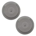 thumbnail image 1 of Silicone Sink Stopper under $5! CQCYD Silicone Drain Stopper 2-Pack, Bathtub Sink Plug Hair Catcher, Flexible Flat Cover for Kitchen Bathroom Laundry Room, Leak Proof Rubber Seal, 1 of 4