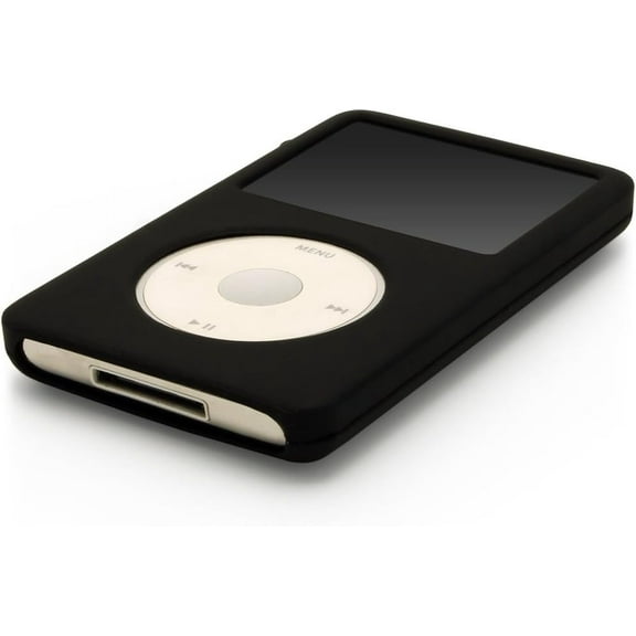 Silicone Skin Case Cover for iPod Classic 6th 7th 80GB, 120GB Thin 160GB and iPod Video 5th 30gb Black