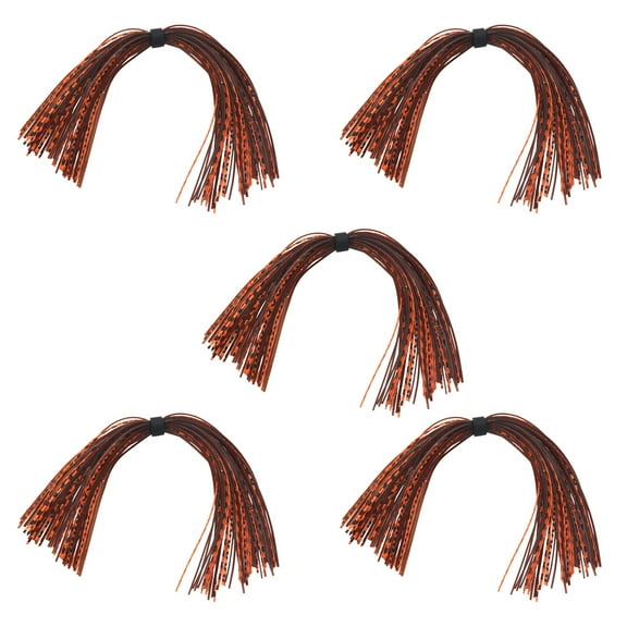 Silicone Skirts Rubber jigs Skirts 5 Bundles 220 Strands Fishing Lures Skirt Replacement Kits for Lures Fishing Baits