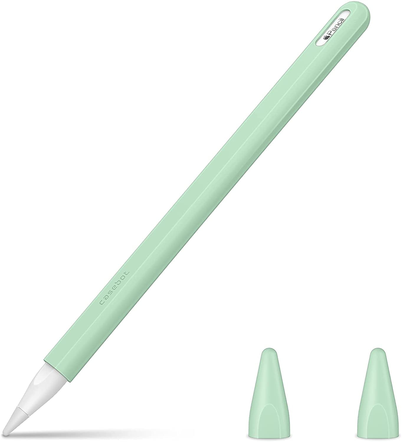 Apple Pencil 2nd Gen Grip: Silicone Sleeve & Nib Covers