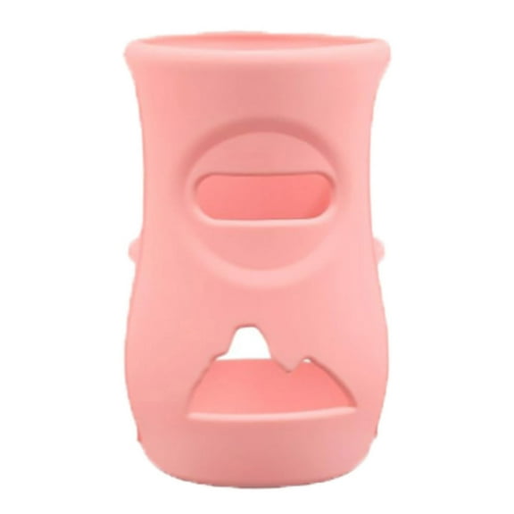 Silicone Sleeve For Glass Baby Bottles Insulated Holder Protective Cover Natural Non- Grip 8 Oz Baby Feeding