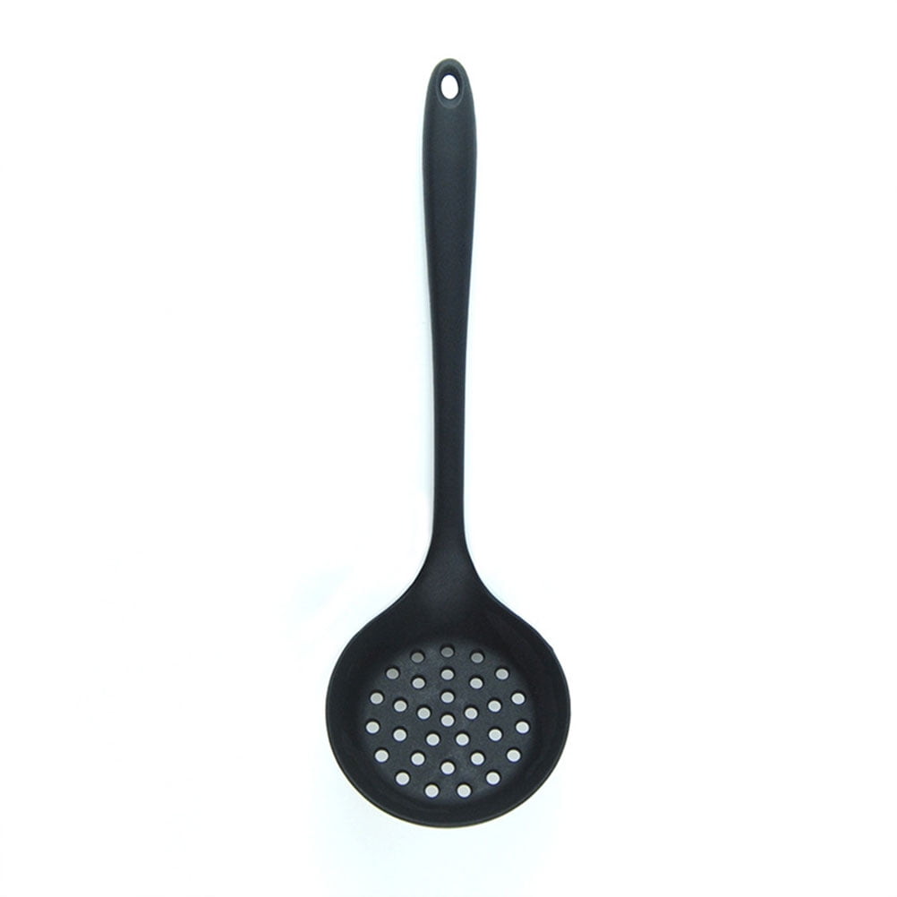 Extra Large Silicone Skimmer Spoon – 14.5” Strainer Ladle For Frying, Pasta & Cooking | Heat Resistant