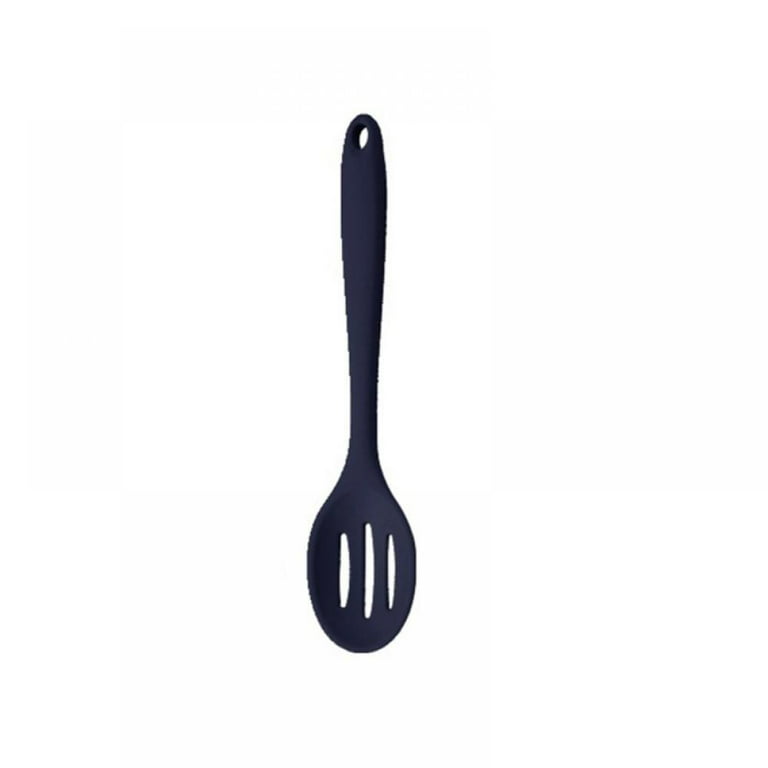 Silicone Slotted Spoons 10.6 Inch Silicone Nonstick Mixing Spoon