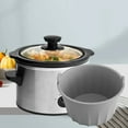 thumbnail image 1 of Silicone Slow Cooker Liner - Reusable Non-Stick Insert for Round/Oval Pots, BPA Free & Dishwasher Safe, Heat Resistant to 450°F Clearance, 1 of 4
