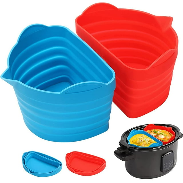 Silicone Slow Cooker Liners Compatible With 68QT Crock, Silicone Slow