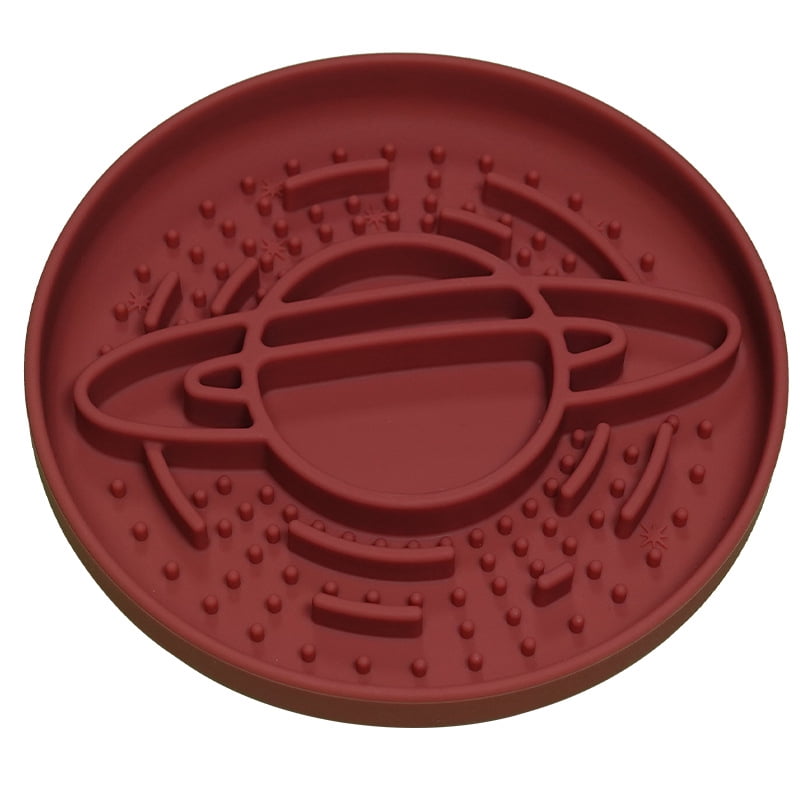 Silicone Slow Feeder Dog Bowl, Anti-Choking Pet Slow Eating Bowl, Non-Slip Feeding Dish for Puppy Medium Large Dogs Indoor Daily Use