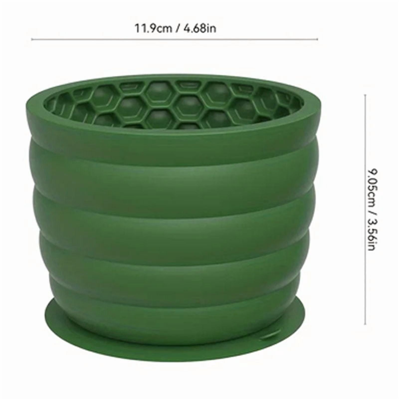 Silicone Slow Feeder Dog Bowl Cup - Anti-Slip Distraction Design for Small to Medium Breeds - Promotes Healthy Digestion