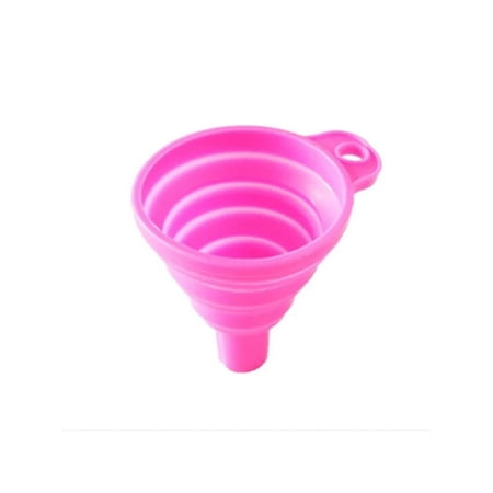 Silicone Small Funnel; Retractable Folding Funnel
