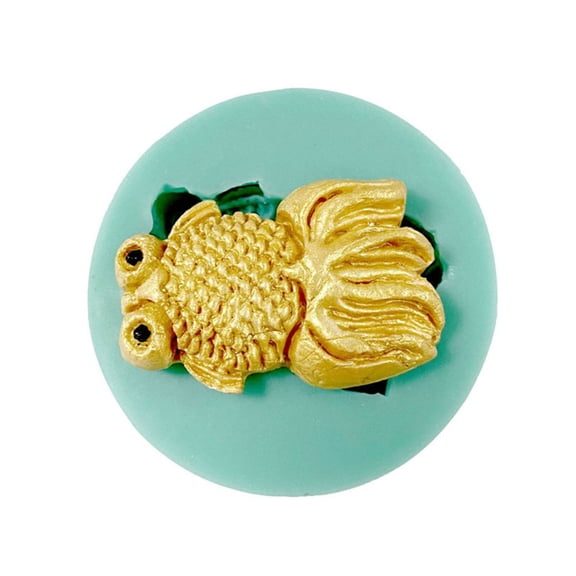 Silicone Small Goldfish Mold Fondant Cake Cupcake Chocolate Candy Mould