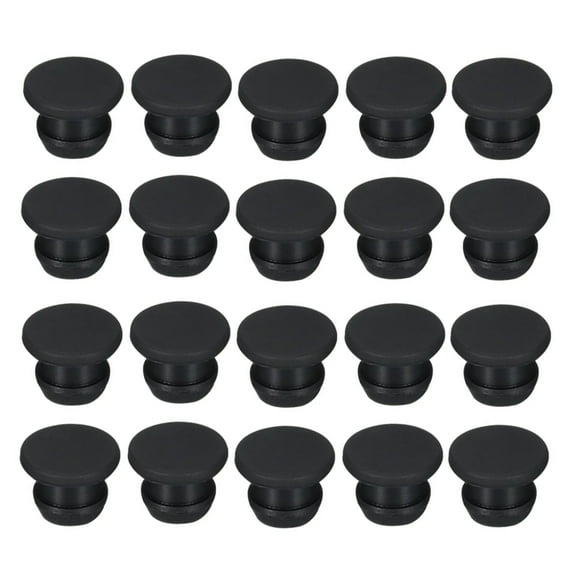 Silicone Snap in Locking Hole Plugs,Rubber Panel Seal Cover Flush Type Panel Round for Kitchen Rubber Bulkheads Waterproof Sealing Plugs,30PCS 10.5MM