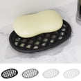 thumbnail image 1 of Silicone Soap Box Bathroom Soap Caddy with Drainage Holes | Soap Pad for Shower Room Washbasin Kitchen Sink | Bar Soap Saver Dish Rack Stand | Non-Slip Soap Holder for Soap Dish Liner | 1 Piece, 1 of 8