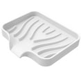 thumbnail image 1 of Silicone Soap Box Draining Rectangular Soap Dish Bathroom Soap Tray for Kitchen Hotel Home Soap Soap Pad Container, 1 of 9