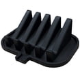 thumbnail image 1 of Silicone Soap Dish Drain Tray for Bathroom Countertop, Black, 4.7 x 3.5 in, 1 of 7
