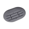 thumbnail image 1 of Silicone Soap Dish Draining Tray Kitchen Bathroom Sink Organizer Drip Catching Soap Holder with Hollow Drain Design Non Slip Drying Rack for Sponge Cloth Soap Bar Fragrant Soap Storage, 1 of 7