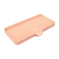 thumbnail image 1 of Silicone Soap Dish Soap Holder Kitchen Sponge Tray Soap Box for Kitchen Sink L Pink, 1 of 8
