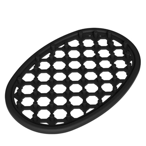 Silicone Soap Dishes for Bar Soap, Shower Soap Holder with Efficient Drainage Holes for Bathroom Sink Kitchen Counter, Non-Slip Draining Soaps Saver Pad for Shower Niche/Shelf, Bathtub