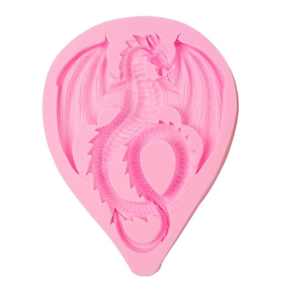 Silicone Soap Mold Handcraft Flying Dragon Shape Cake Mold Craft Baking Gift Kid Cake Decorating Tools Easy to Use Clean