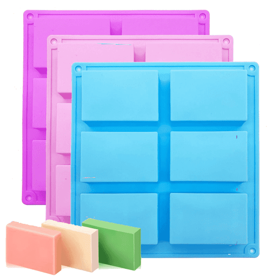 Silicone Soap Molds for Soap Making Supplies Rectangle Silicone Molds for Rice Krispies Treats Mold Crispy Molds Silicone