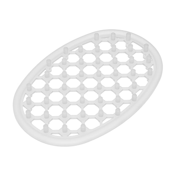 Silicone Soap Saver Tray with Drainage Bar Soap Holder Drying Pad for Shower Bathroom Kitchen Sink 1-Piece Soap Dish Liner in Black White Clear or Gray