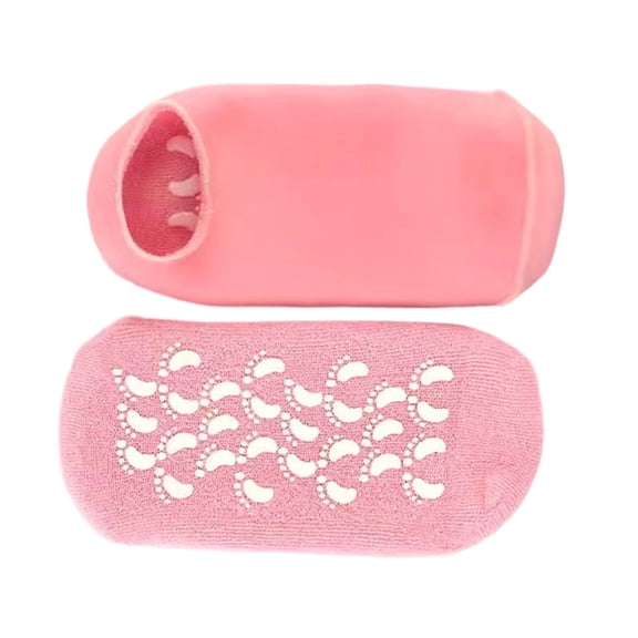 Silicone Socks for Dry Cracked Feet,Silicone Moisturizing Socks Women Men Spa Gel Sock Soft Foot Care Sock Gifts