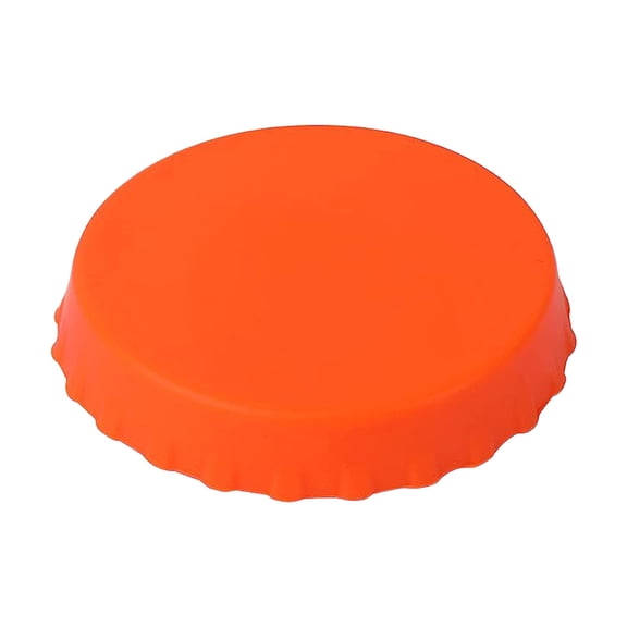 Silicone Soda Can Lids,Reusable Silicone Can Covers Fits Standard Soda Cans,Beverage Can Stopper Cans Protector Soda Saver Can Caps Silicone Soda Can Lid Can Covers,BPA-Free(Orange-1pc,2.4x2.4")