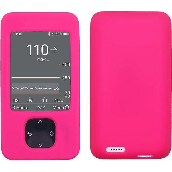 Silicone Soft Case for Dexcom G7 Receiver (hot Pink)