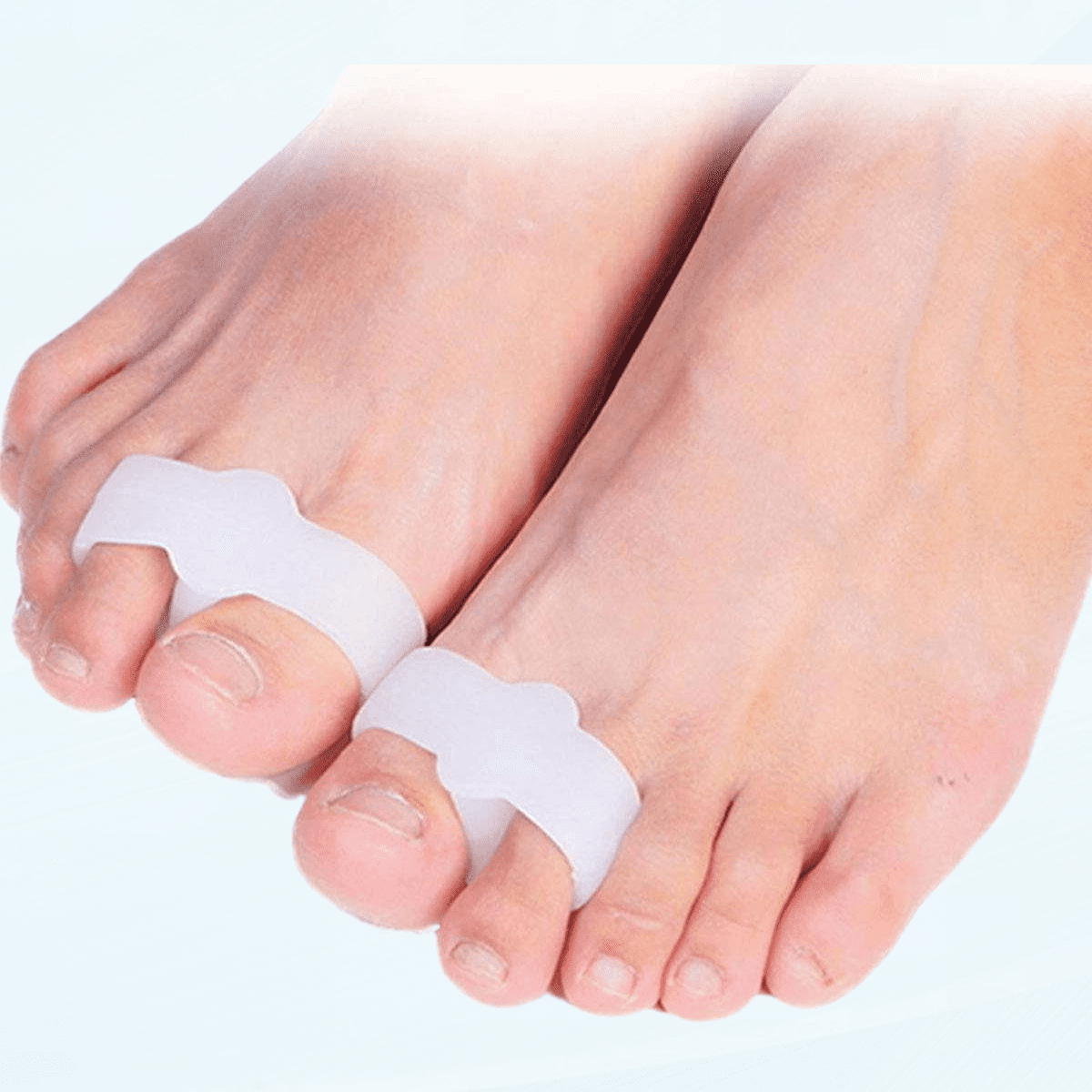 Silicone Soft Gel Toe Spreaders for Hallux Valgus Double Toe Loop Toe