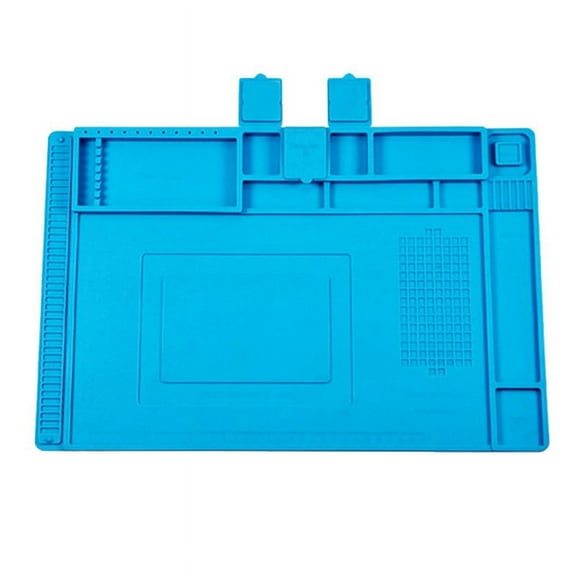 Silicone Soldering Mat Anti Static Magnetic Electronic Repair Work for Workbench,Cell Phone Laptop