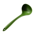 thumbnail image 1 of Silicone Soup Ladle with Long Handle, Green, for Non-Stick Cookware, Kitchen Utensil, 1 of 4