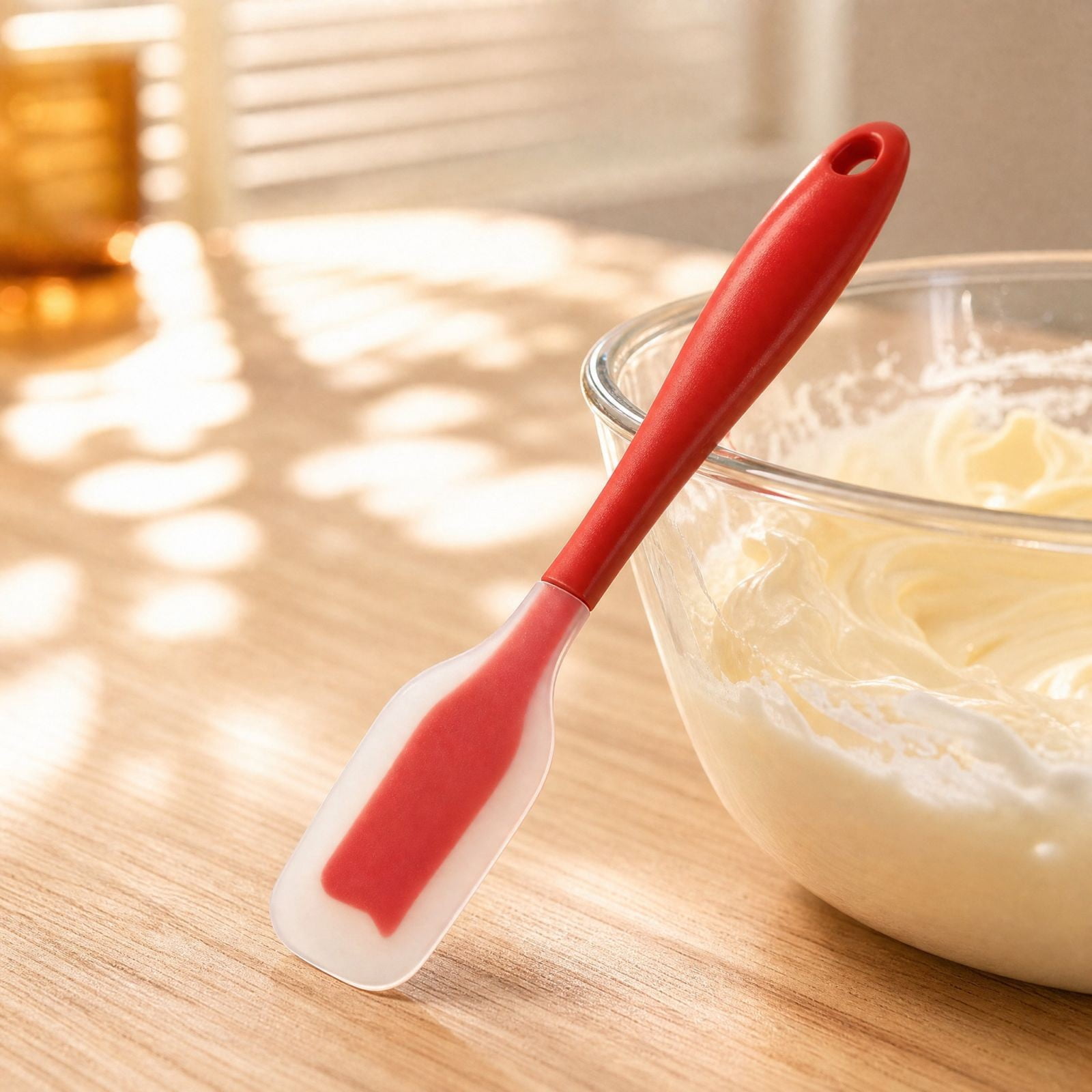 Silicone Spatula, Heat Resistant Non-Stick Scraper Spatula for Baking ...