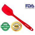 thumbnail image 1 of Silicone Spatula Large Size - Hygienic Solid Premium Silicone Design in Red, 1 of 4