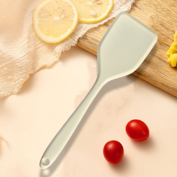 Silicone Spatula for Non-Stick Cookware - High Heat Resistant Kitchen Turner for Flipping Stirring and Cooking - Food Grade BPA Free Flexible Spatula for Home Kitchen Camping Baking